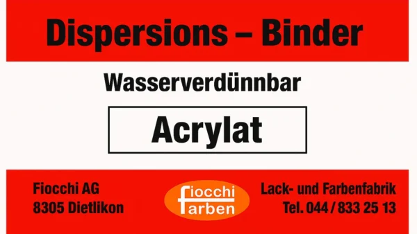 Dispersions-Binder Acrylat