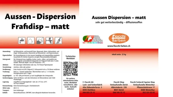 Aussen Dispersion Frafidisp - matt
