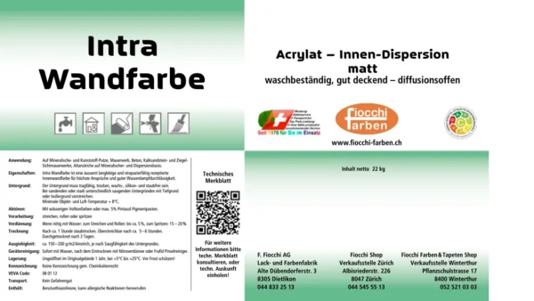 Intra-Wandfarbe