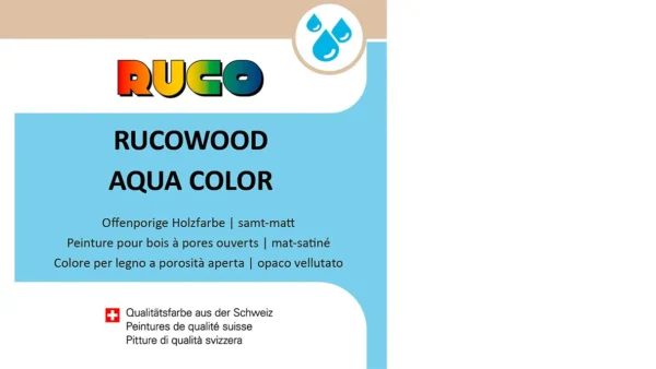 Rucowood Aqua Color (Color Perl Beizfarbe)