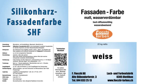 Silikonharz Fassadenfarbe (SHF)