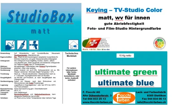 StudioBox Keying-Farbe matt